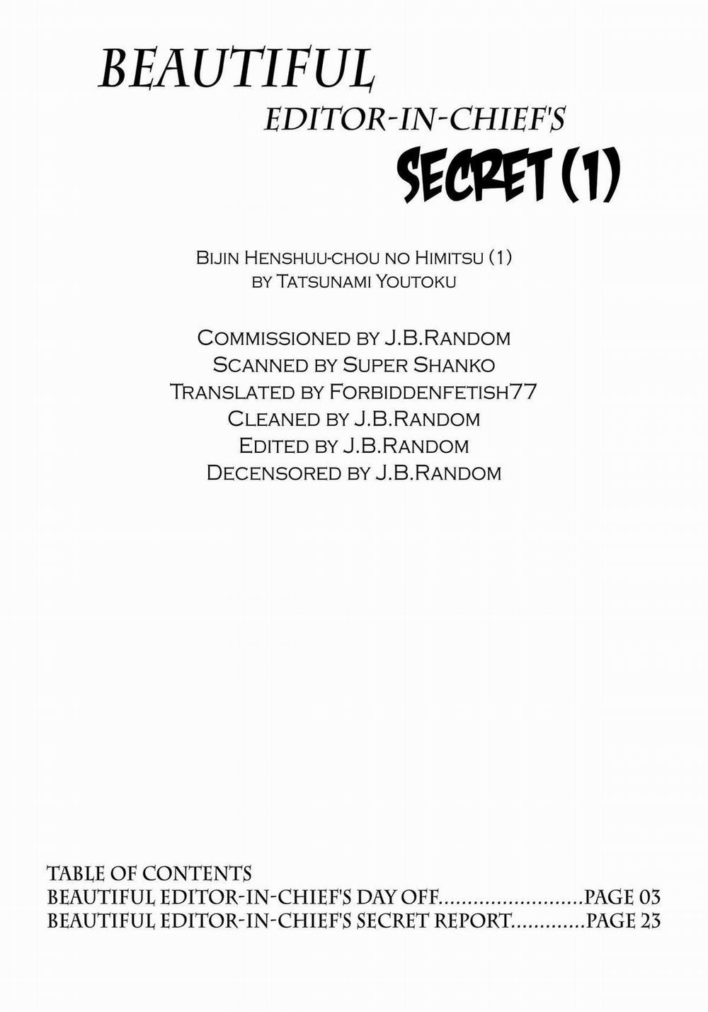 Bijin Henshuu-chou no Himitsu 2 1 trang 5