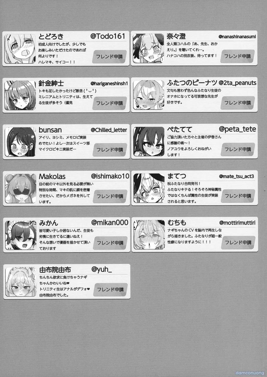 Blue Archive Futanari Anthology OneShot trang 9