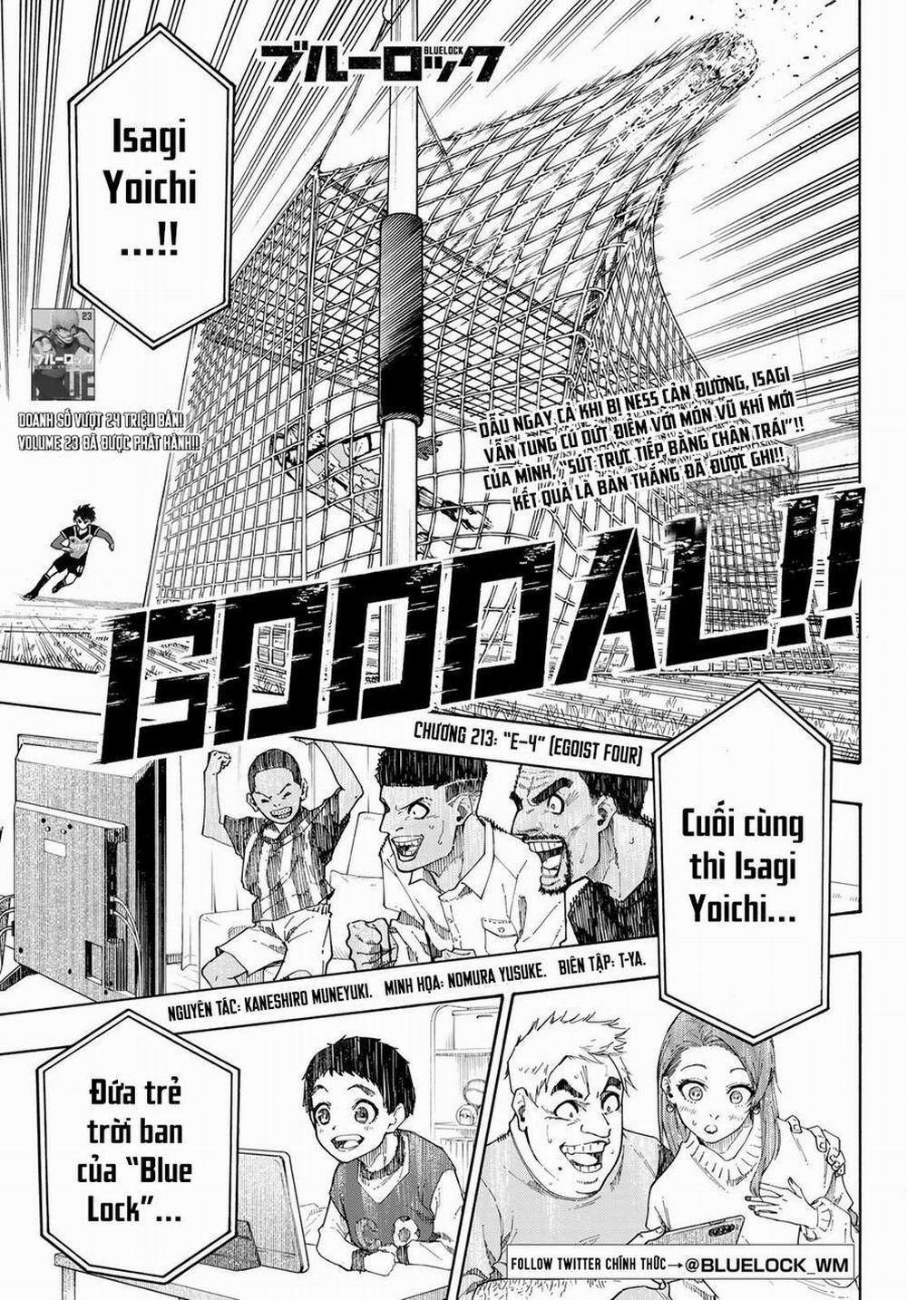 Blue Lock 213 trang 1
