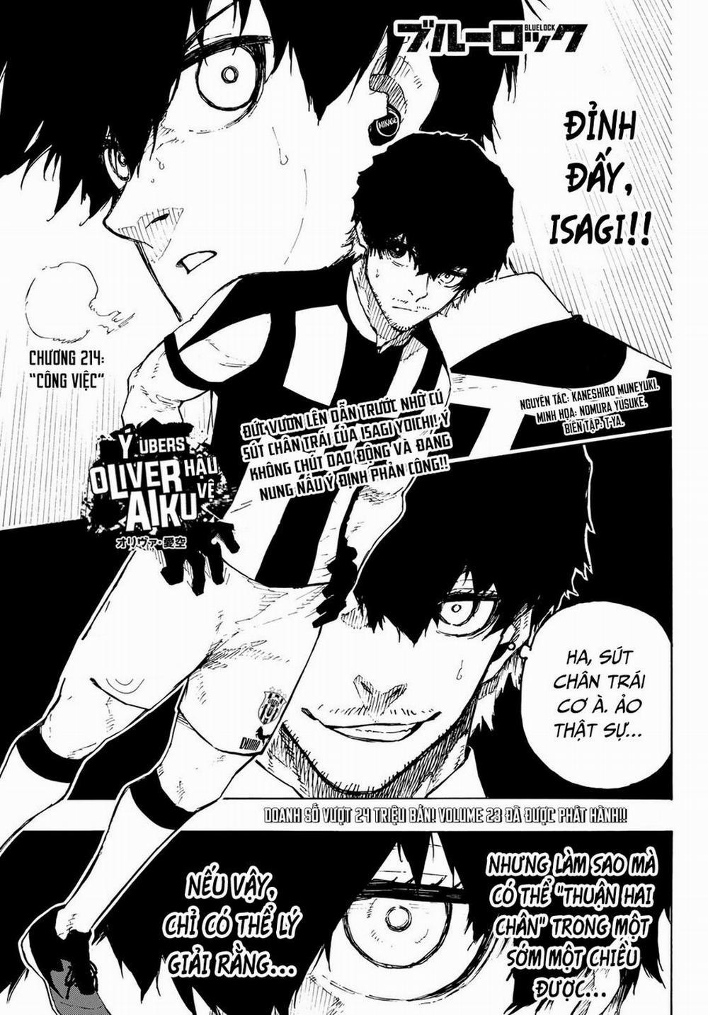 Blue Lock 214 trang 1