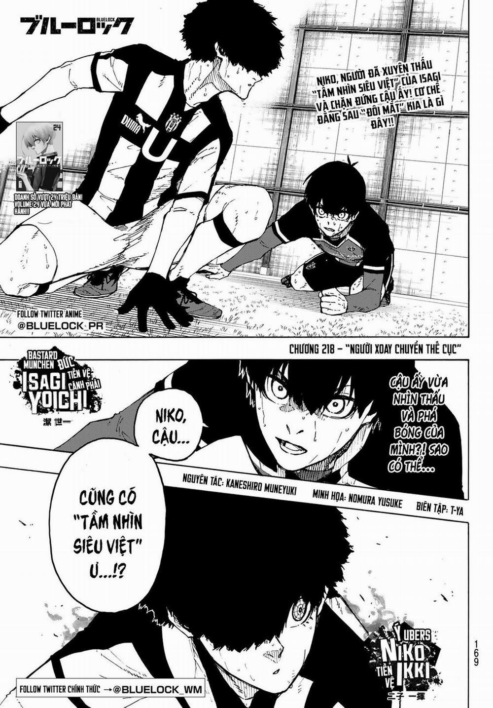 Blue Lock 218 trang 2