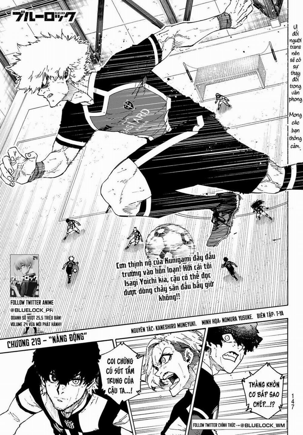 Blue Lock 219 trang 2