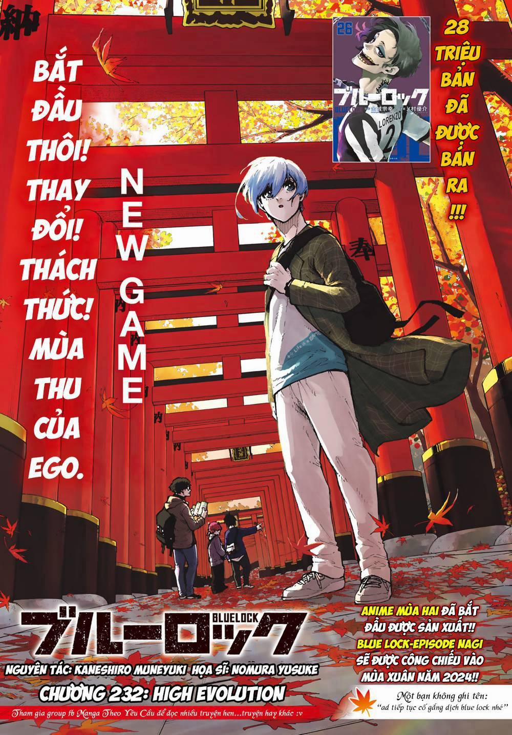 Blue Lock 232 trang 1