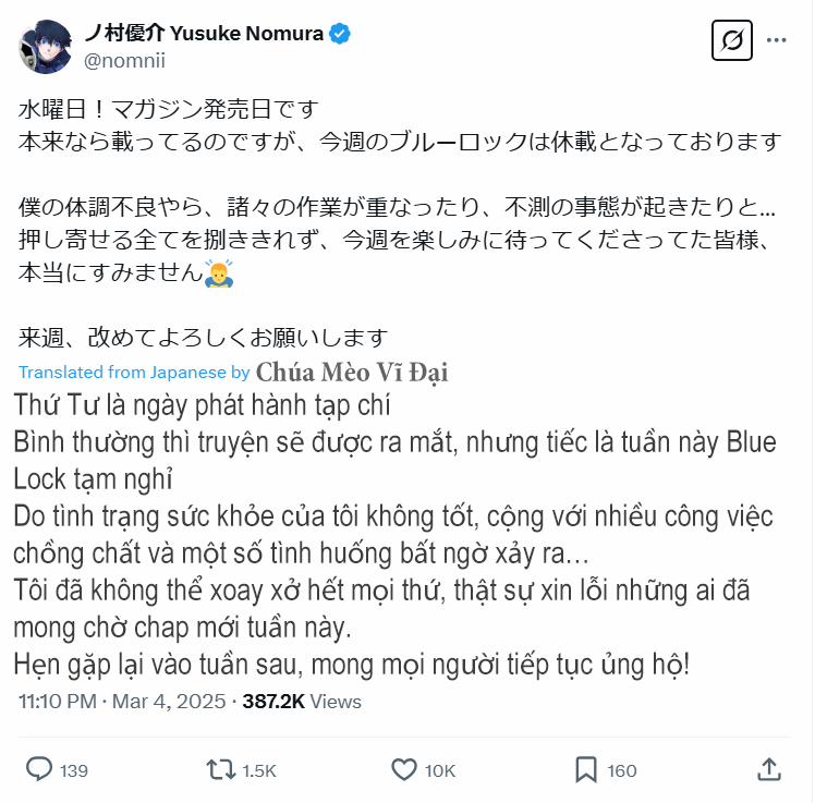 Blue Lock 295 trang 2