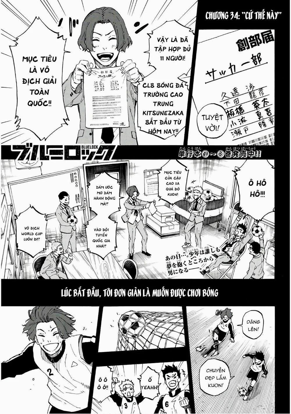 Blue Lock 34 trang 3