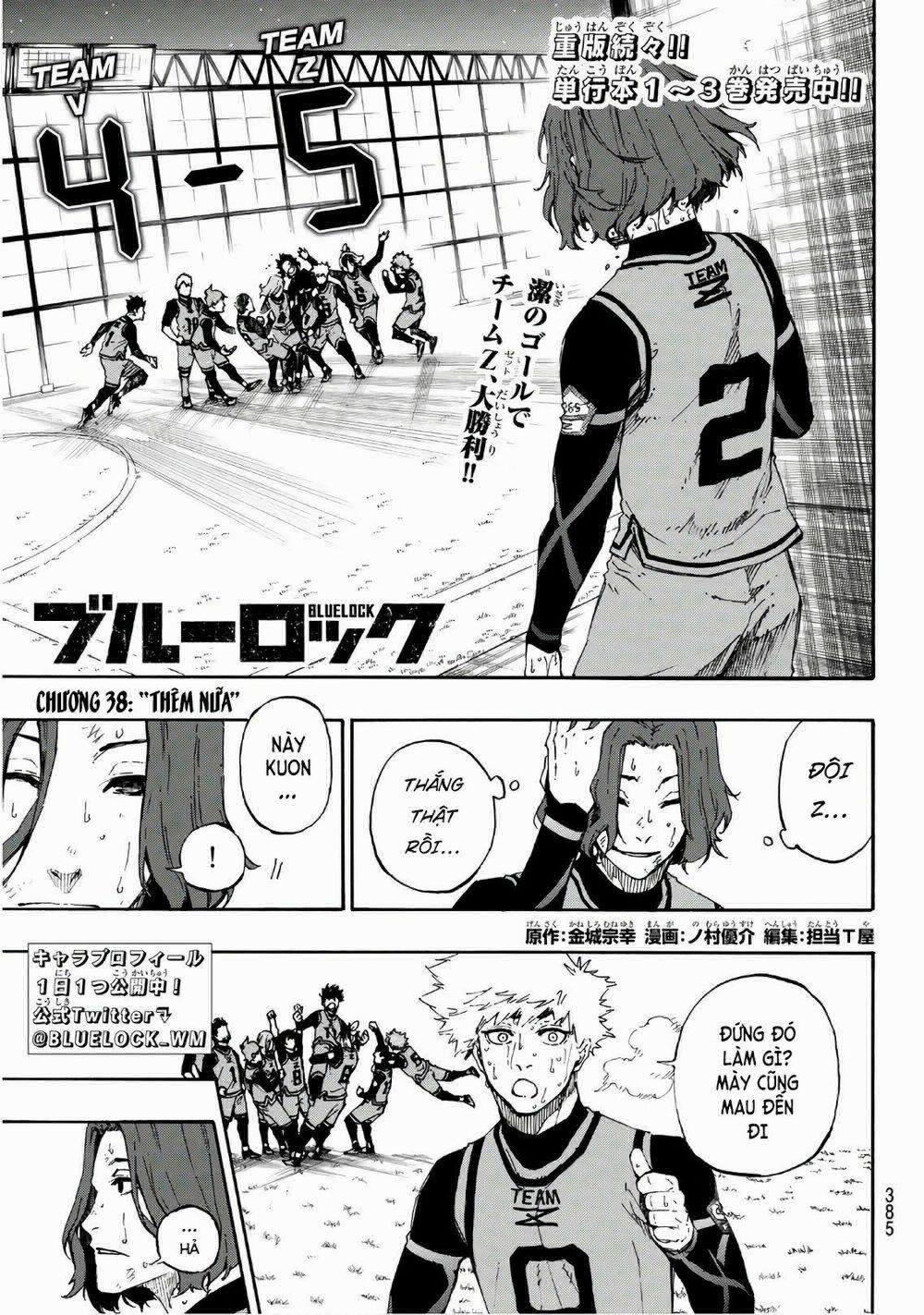 Blue Lock 38 trang 3