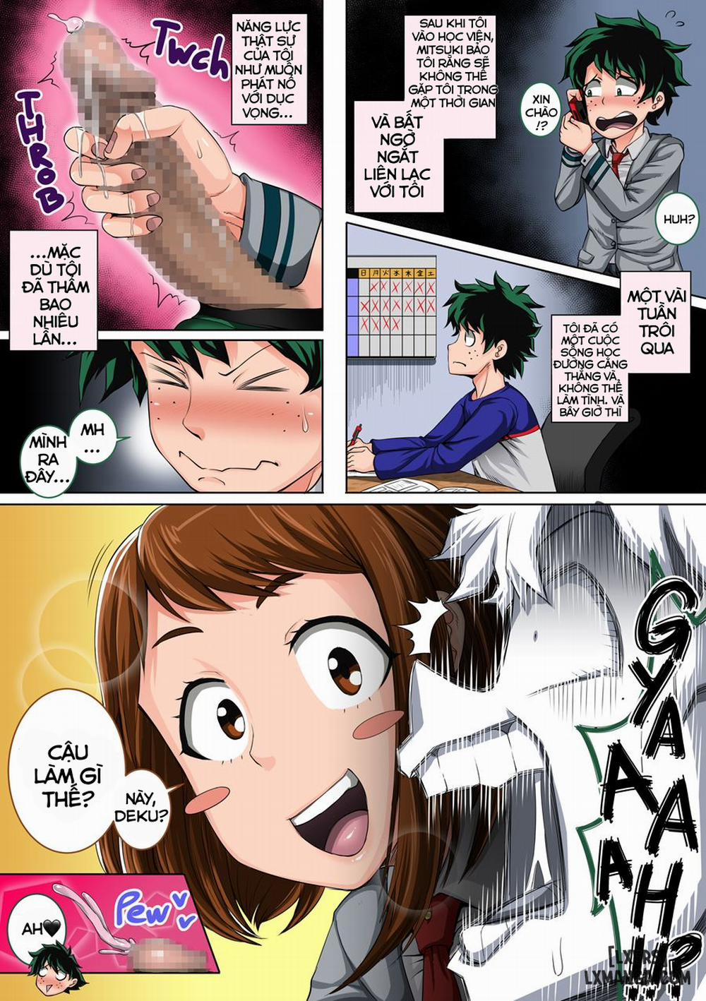 Boku no Harem Academia: 3-wa Ochako Hen Chương Oneshot Trang 4