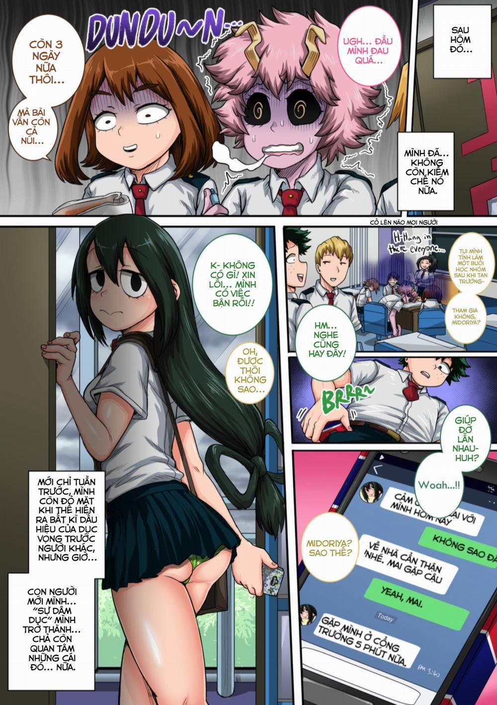 Boku No Harem Academia (Boku No Hero Academia) 0.0 Lần đầu của ếch (Adios) trang 15