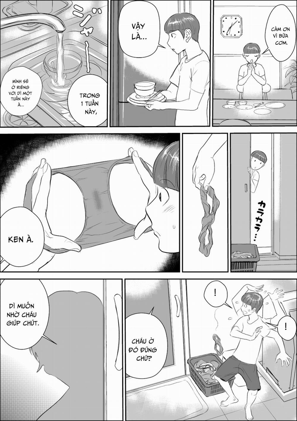 Boku to Oba-san no AmaAma Natsuyasumi Oneshot trang 8