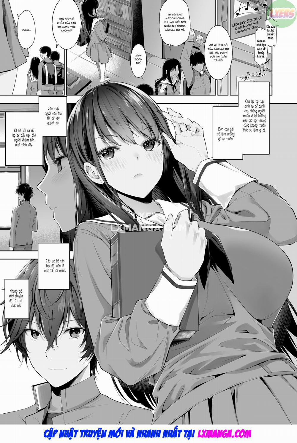 Boku to Riina Senpai no Himitsu no Bukatsudou ~Mysterious na Senpai ga Hatsujou shite H ni Muchuu ni Naru Hanashi~ Chương Oneshot Trang 3