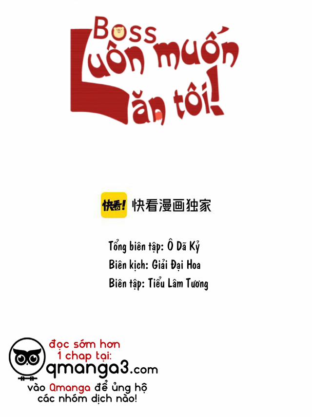 Boss Luôn Muốn Ăn Tôi Chương 3 Trang 3