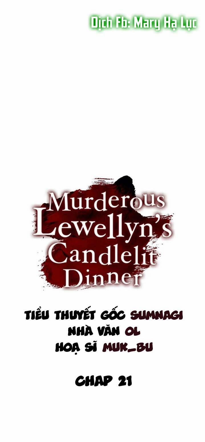 Bữa Tối Dưới Ánh Nến Của Kẻ Sát Nhân Lewellyn 21 trang 3