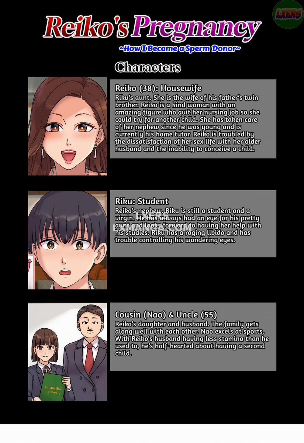 Cái thai của dì Reiko – Cách tôi trở thành người hiến tinh trùng 1 trang 2