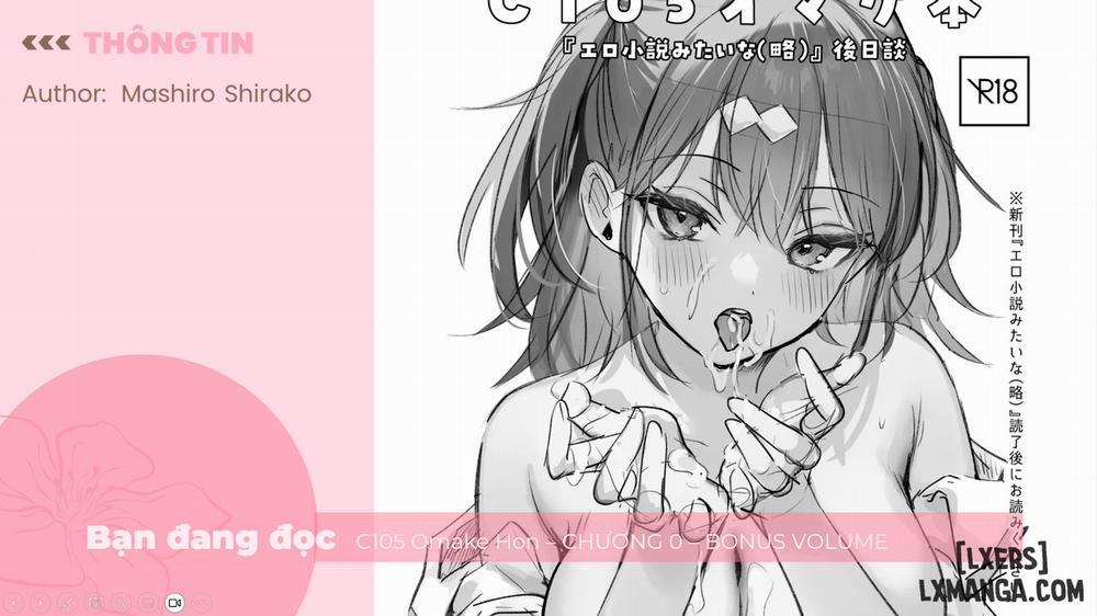 [Calm White (Mashiro Shirako)] C105 Omake Hon [Digital] [Vietnamese] [CHUNG TOI YEU GAI ANIME TRANSLATION] 0 0 Bonus Volume trang 2