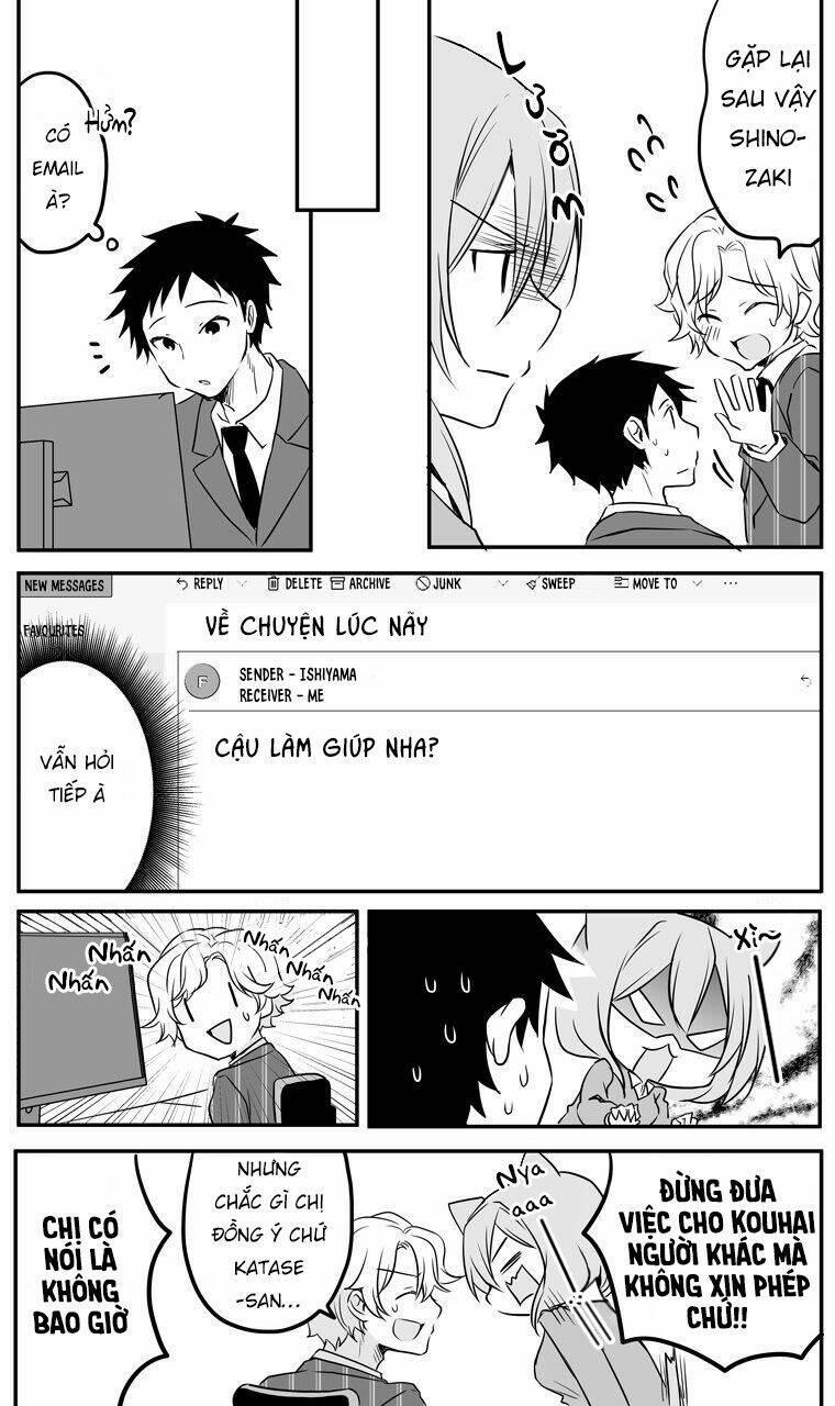 Câu Chuyện Về Tiền Bối Nhỏ Nhắn Ở Chỗ Làm Của Tôi 47 trang 4