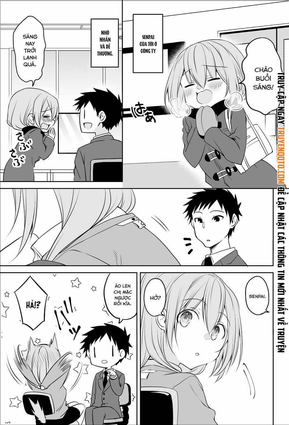Câu Chuyện Về Tiền Bối Nhỏ Nhắn Ở Chỗ Làm Của Tôi 67 trang 1