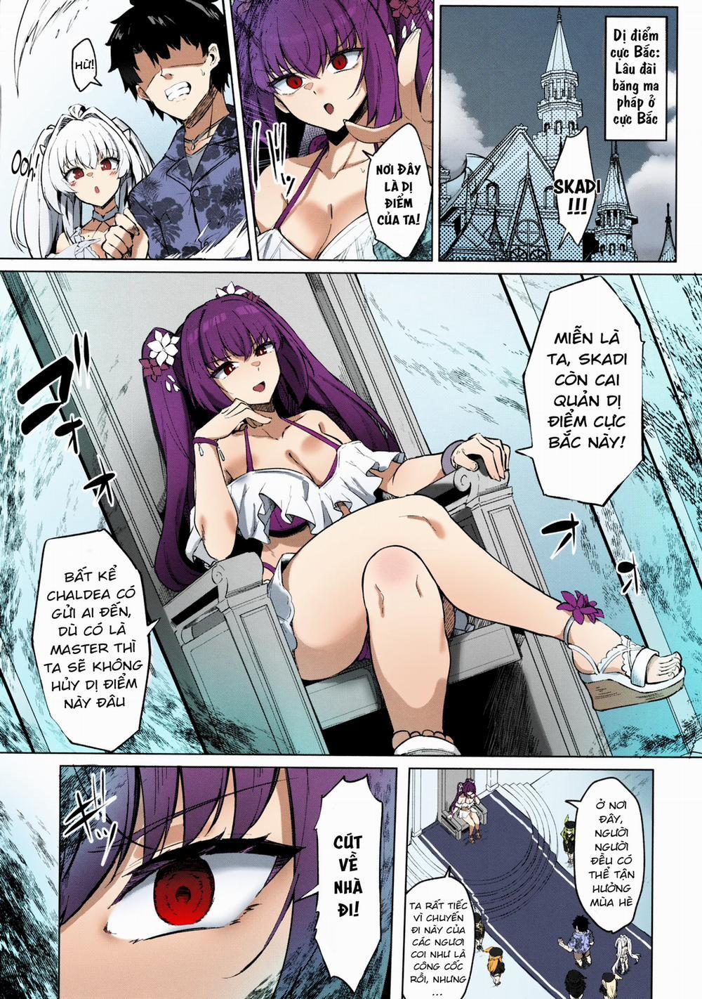 Chaldea Midsummer Vacation. Marrying and Mana Transferring with Bride Skadi (Bản full màu) Chương Oneshot Trang 5