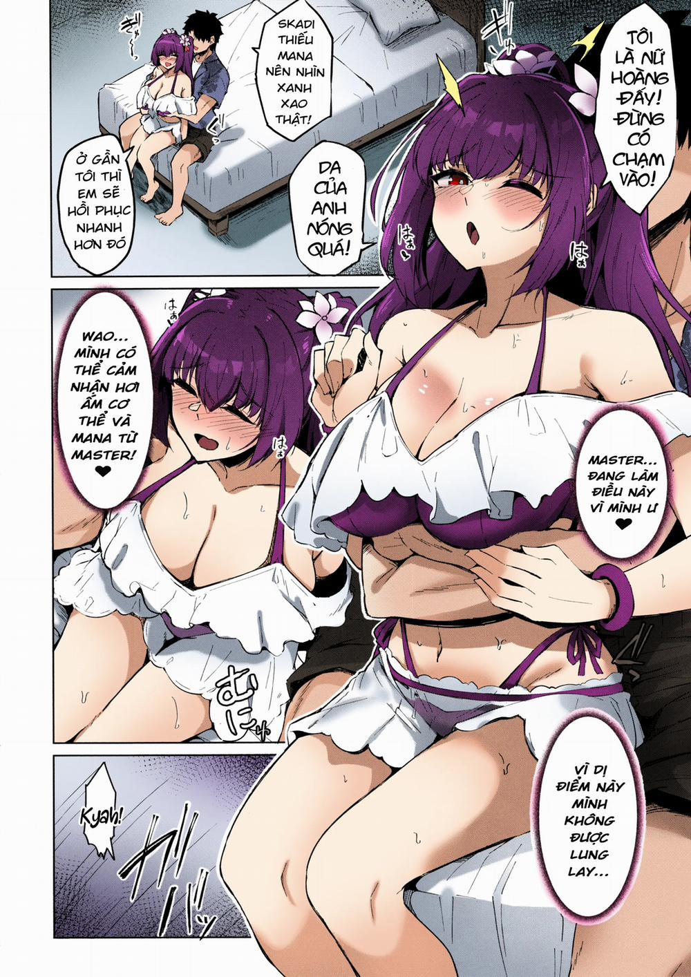 Chaldea Midsummer Vacation. Marrying and Mana Transferring with Bride Skadi (Bản full màu) Chương Oneshot Trang 8