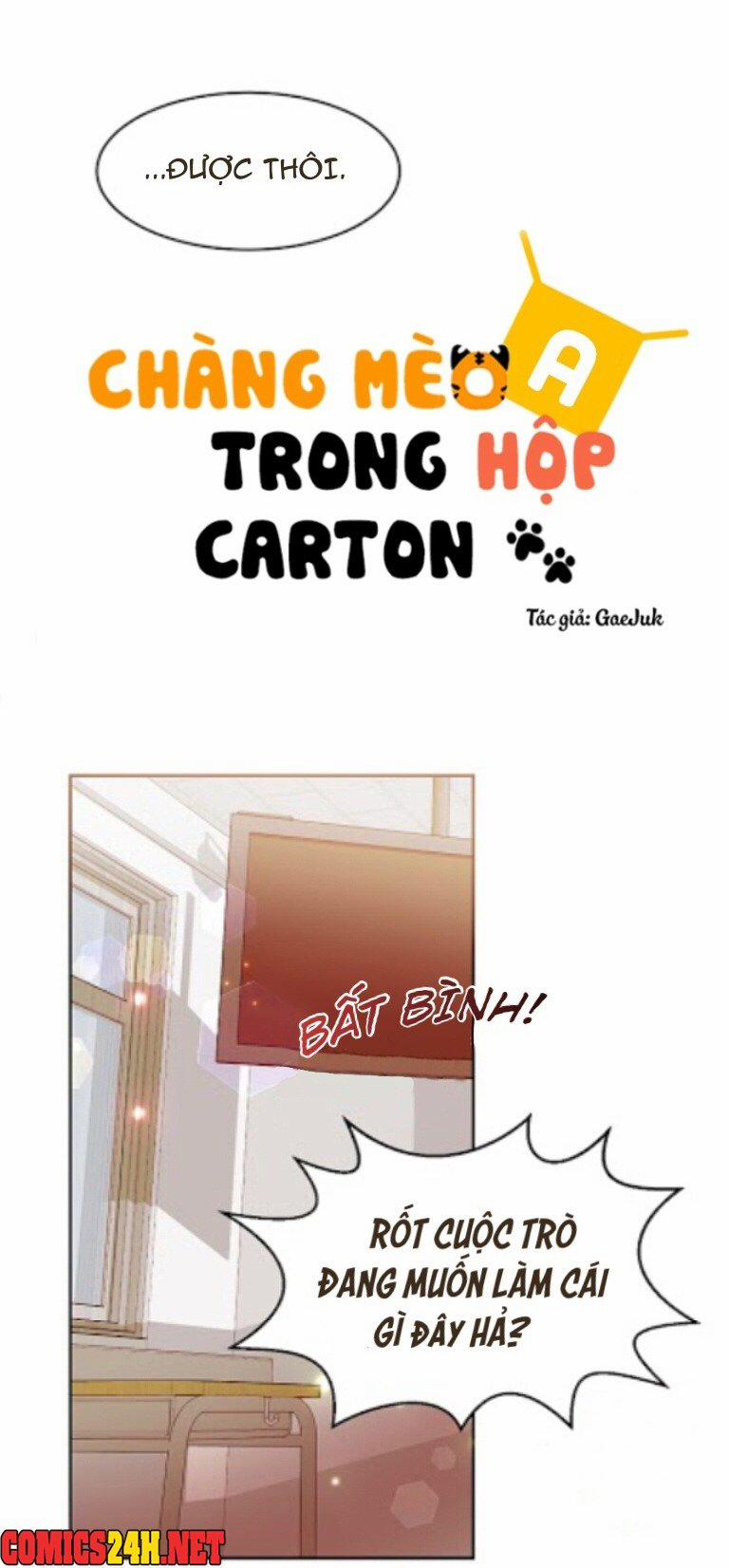 Chàng Mèo Trong Hộp Carton Chương 16 Trang 6