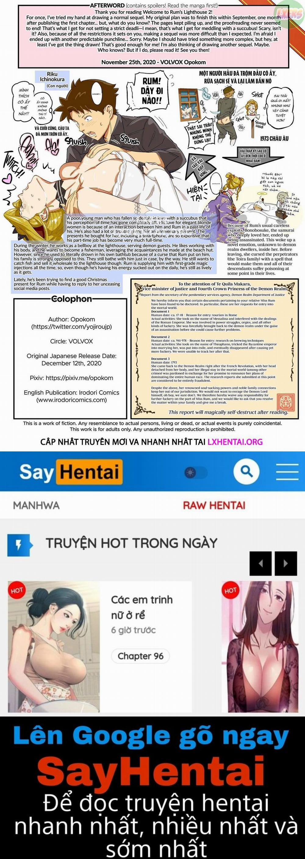 Chào Mừng Đến Ngọn Hải Đăng Của Rum 2 - END trang 34