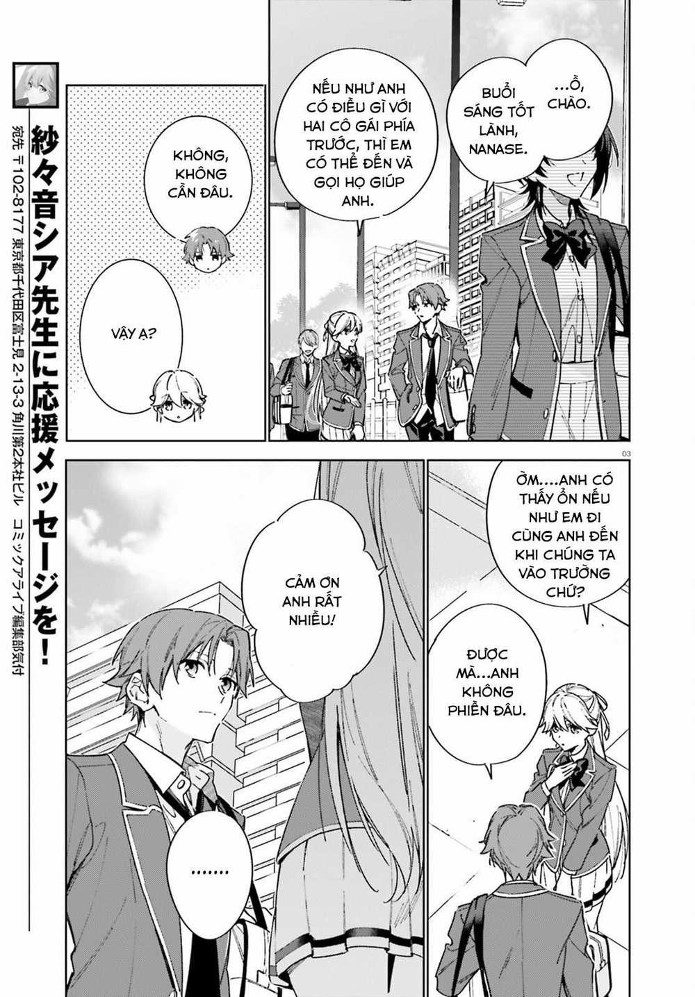 Chào Mừng Đến Với Lớp Học Đề Cao Thực Lực Năm 2 6 trang 2