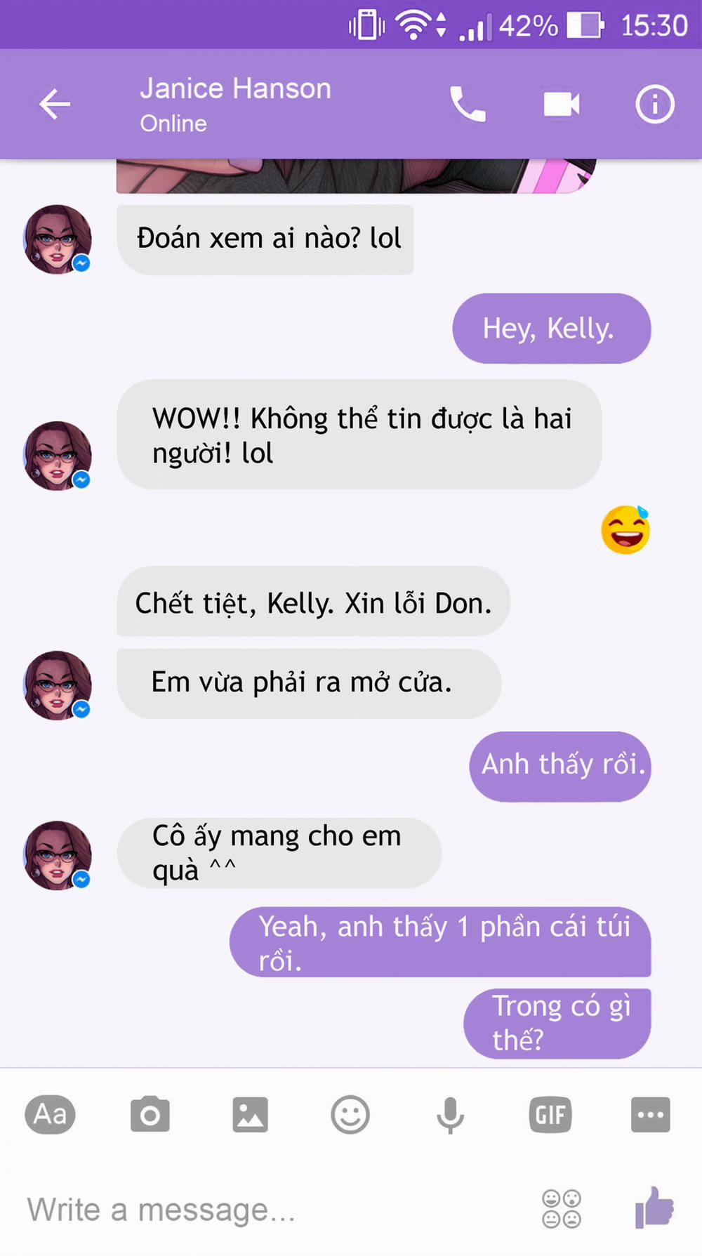 Chat With Janice Chương 1 Trang 20