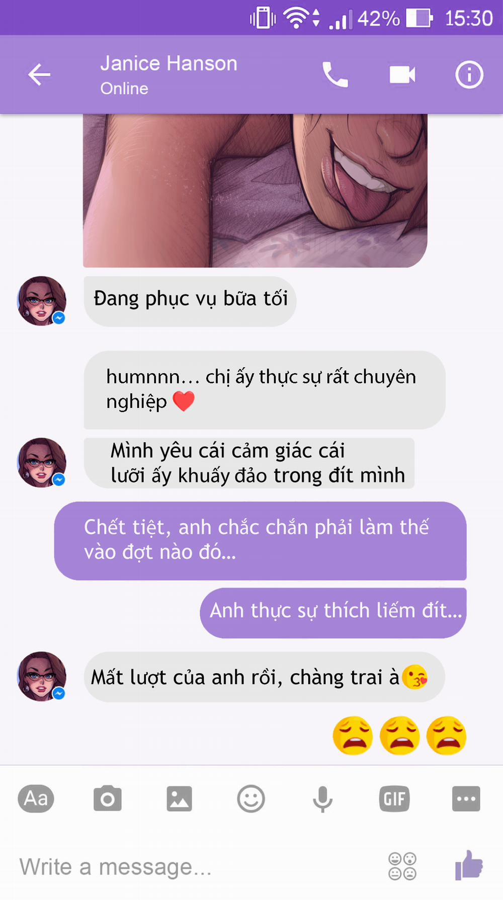 Chat With Janice Chương 1 Trang 34