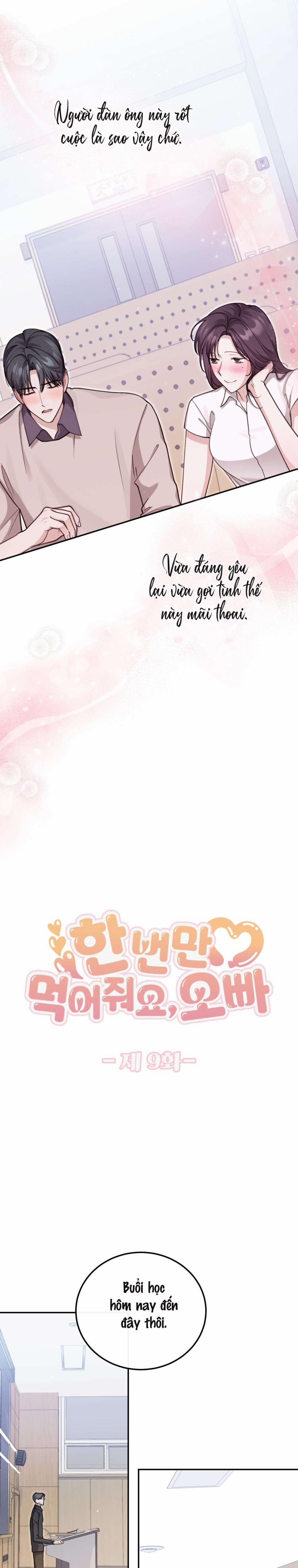 Chỉ Ăn Một Lần Thôi Nhé Oppa 9 trang 6