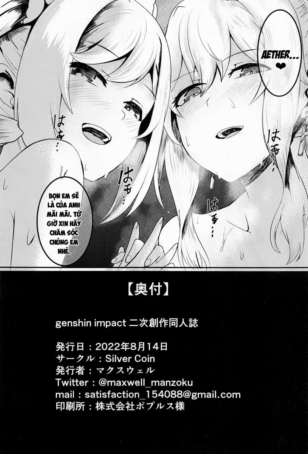 Chị chị em em. (Genshin Impact) Chương Oneshot Trang 34