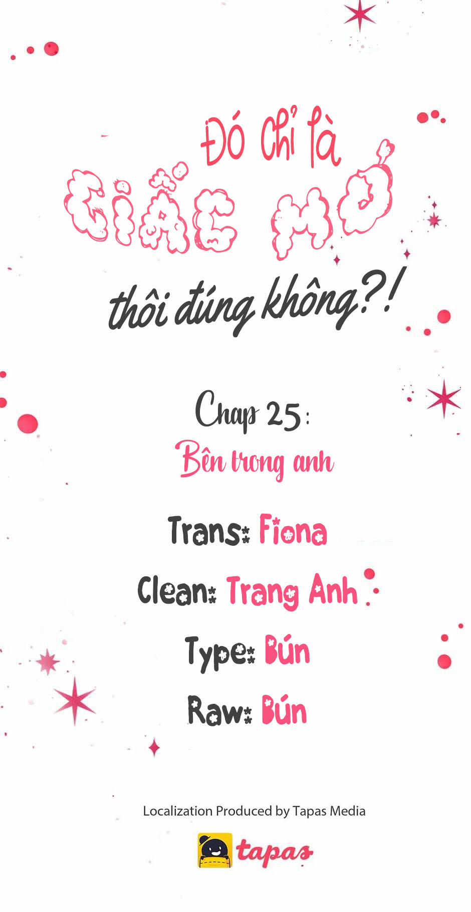 Chỉ Là Giấc Mơ Thôi Phải Không? 25 trang 21