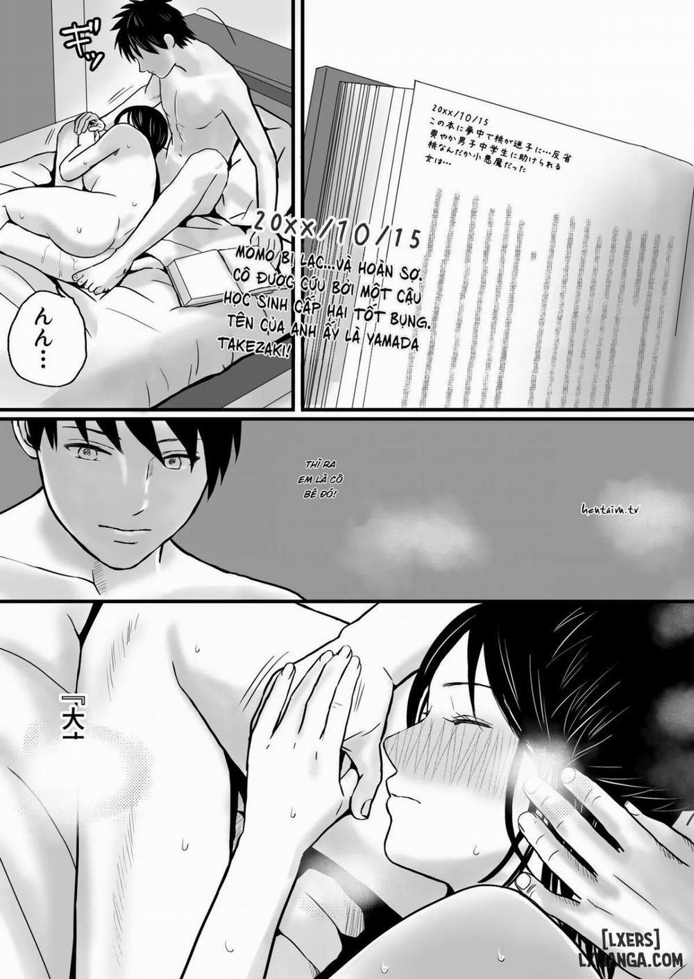 Chichi no Buka wa Watashi o Hadaka ni Shite Yonayona Haitoku Sex o Tanoshimu Oneshot trang 110