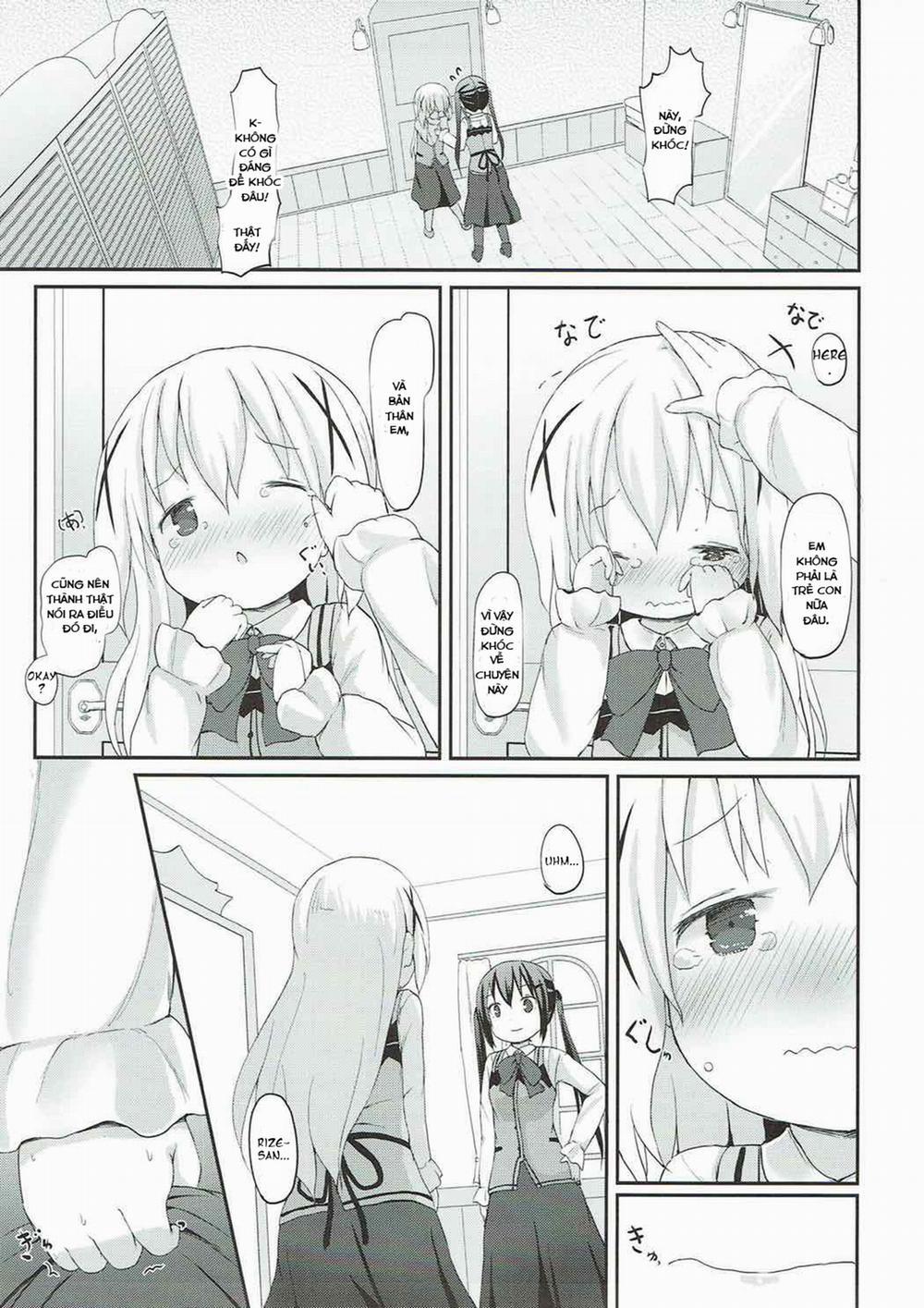 Chino-chan no Omata Check (Gochuumon wa Usagi desu ka?) Chương Oneshot Trang 10