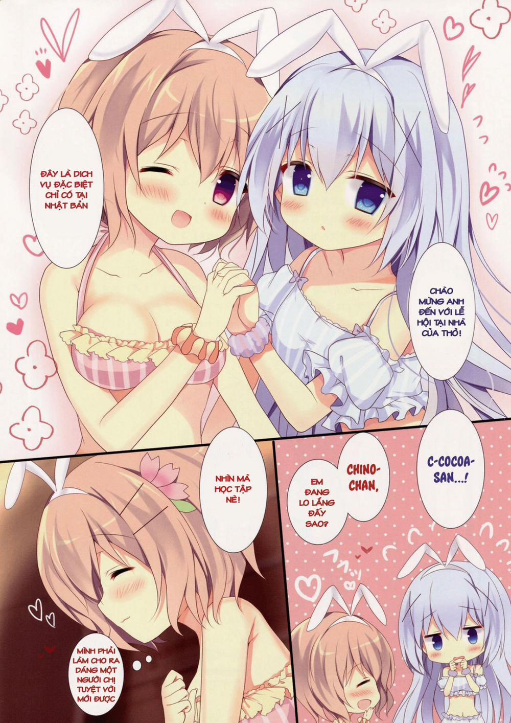 Chino to Kokoa no Himitsu no Kanshasai (Gochuumon wa Usagi desu ka?) Chương Oneshot Trang 6