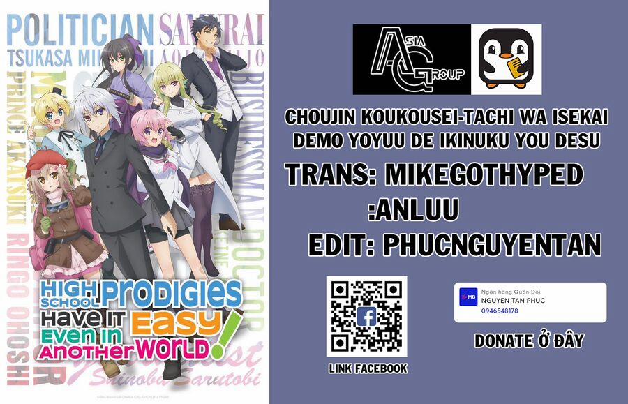 Choujin Koukousei-Tachi Wa Isekai Demo Yoyuu De Ikinuku You Desu Chương 39 Trang 1