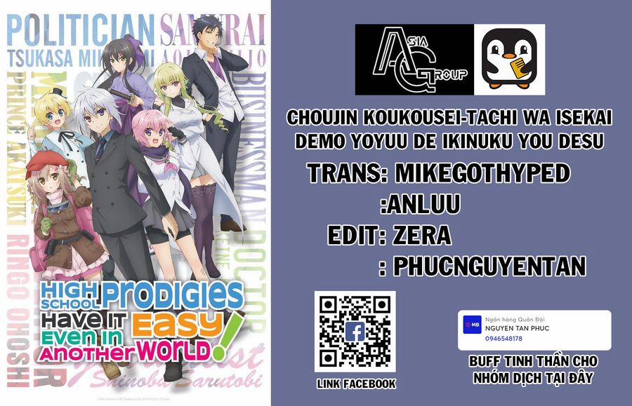 Choujin Koukousei-Tachi Wa Isekai Demo Yoyuu De Ikinuku You Desu Chương 40 Trang 1