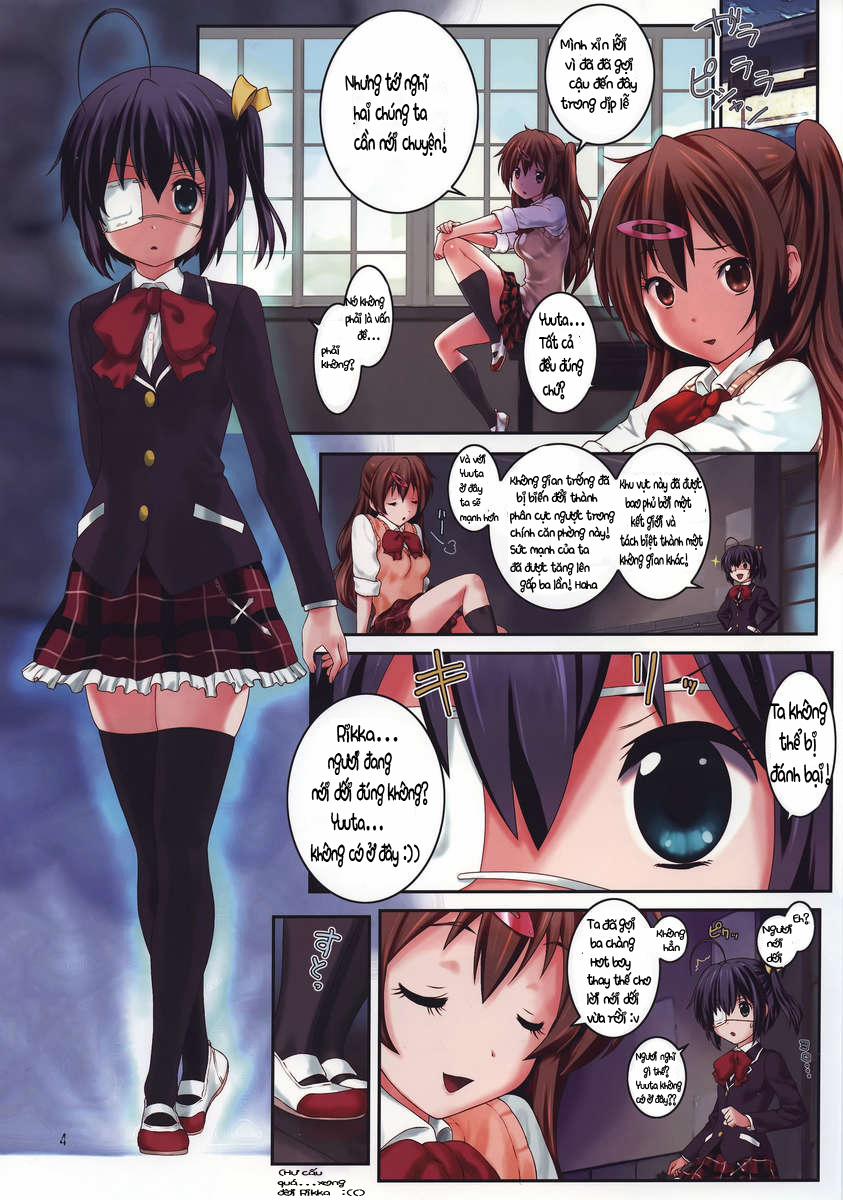 Chuunibyou Demo Make Wa Shinai! (Chuunibyou Demo Koi Ga Shitai) Chương Oneshot Full Color Trang 4