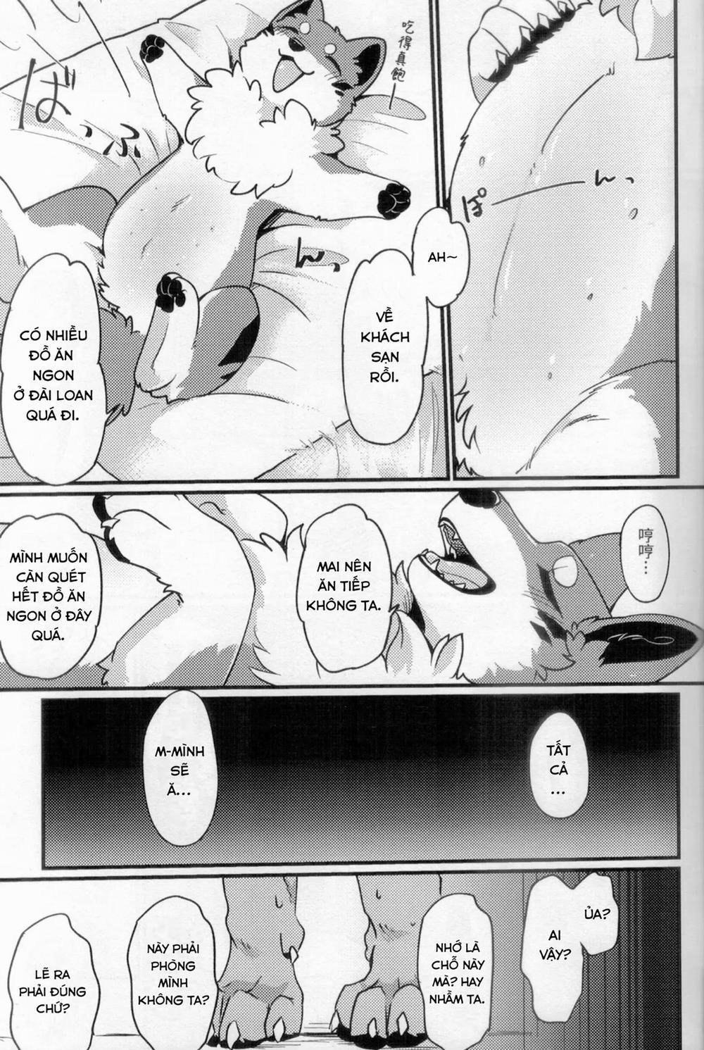 Chuyến đi ăn sạch đồ đài của Kitsune Oneshot trang 4