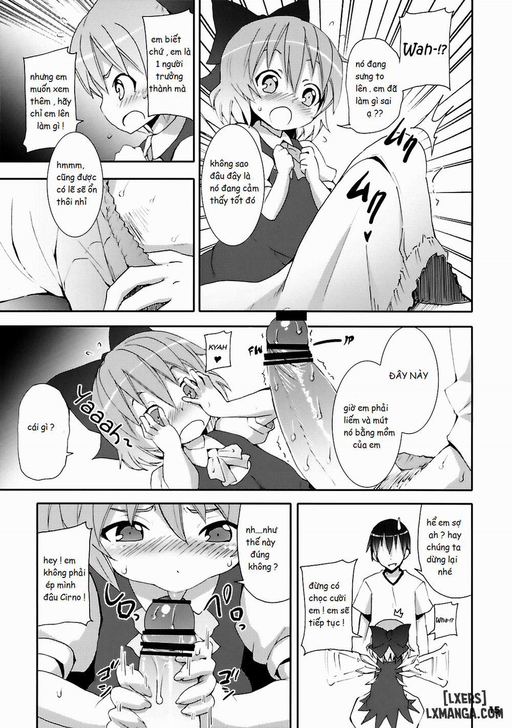 Cirno ga Ouchi ni Yattekita Oneshot trang 14