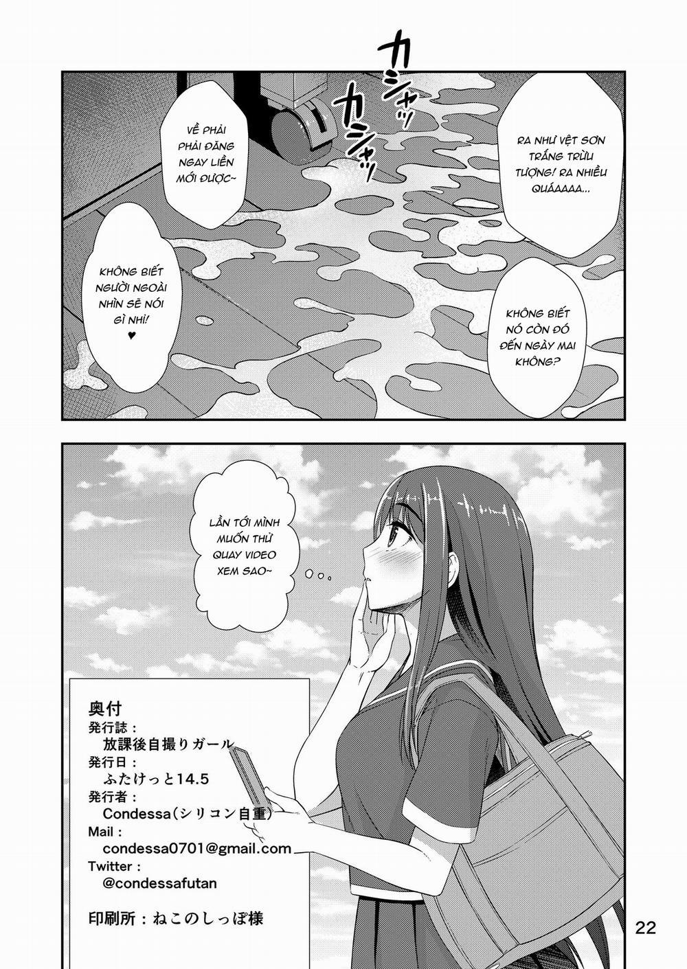 Cô gái tự sướng sau giờ học Oneshot trang 21