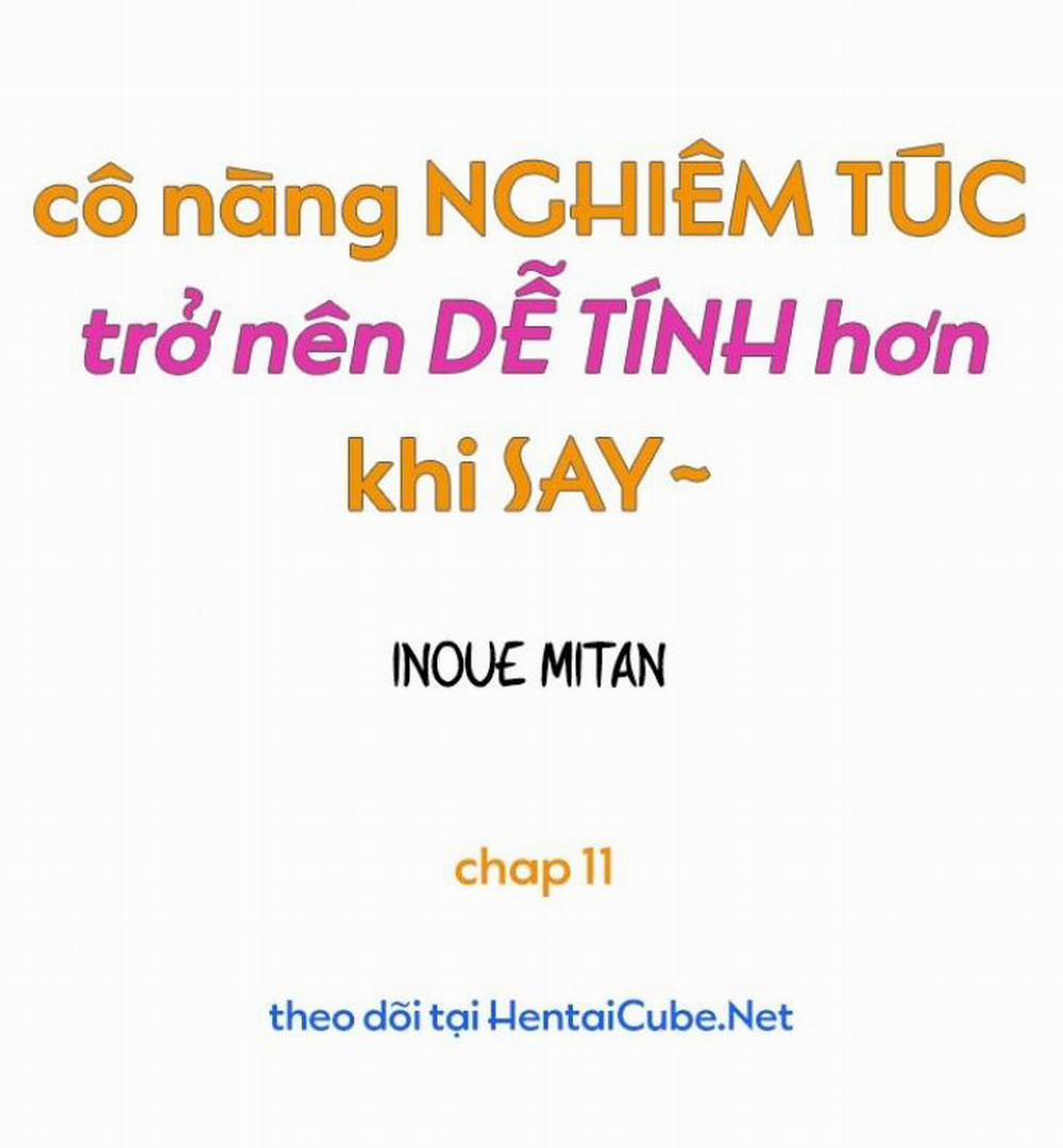 Cô nàng nghiêm túc trở nên dễ tính khi say Chương 11 12 Trang 1