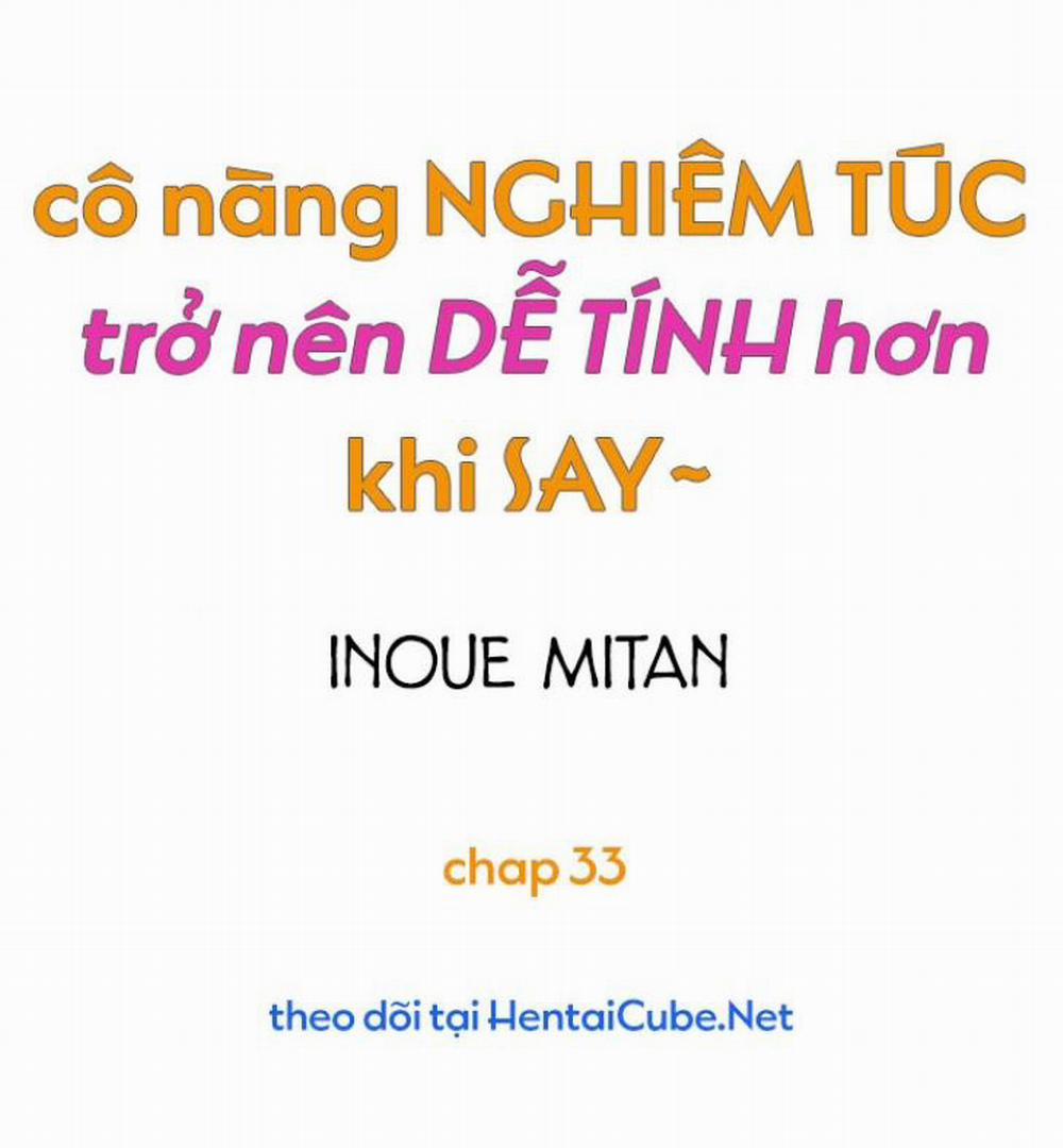 Cô nàng nghiêm túc trở nên dễ tính khi say Chương 33 34 Trang 1