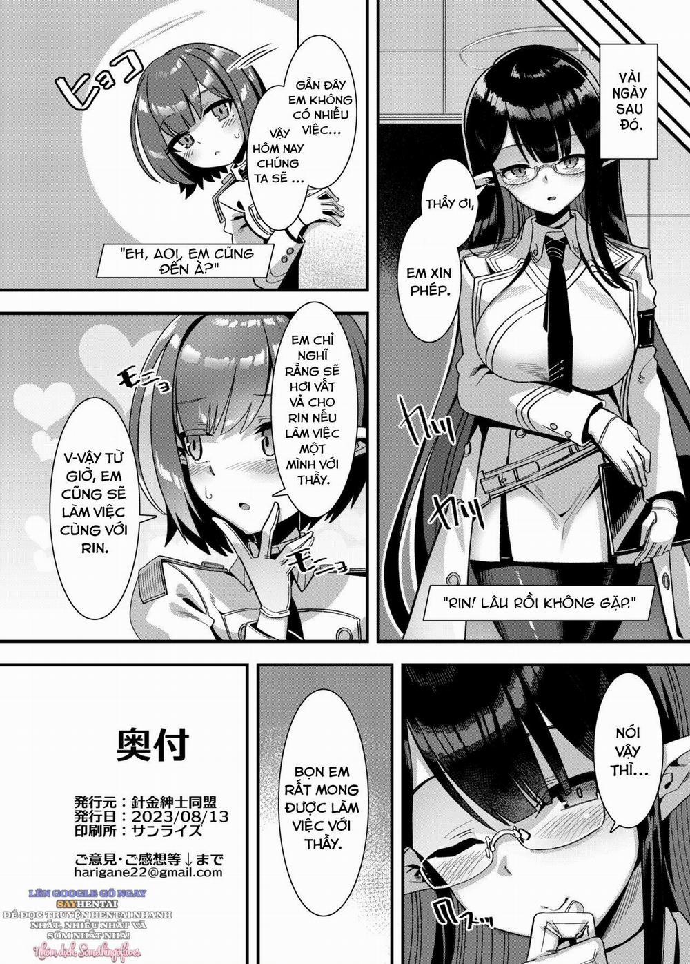 Công việc xử lý dục vọng của Aoi Oneshot trang 18