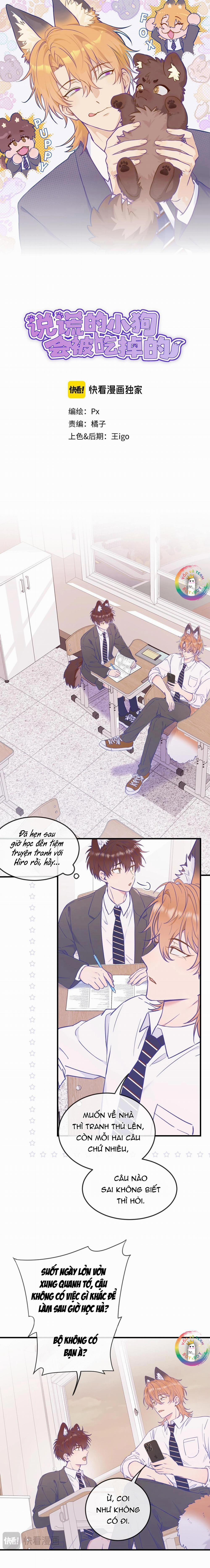 Cún Con Nói Dối Sẽ Bị Ăn Thịt 11 trang 1