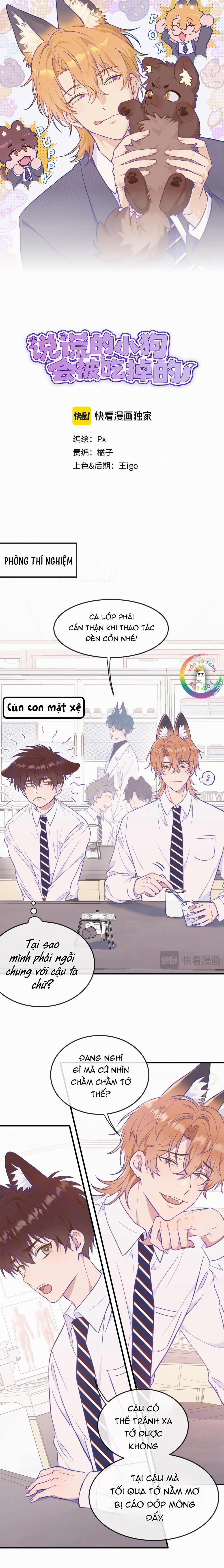 Cún Con Nói Dối Sẽ Bị Ăn Thịt 3 trang 1