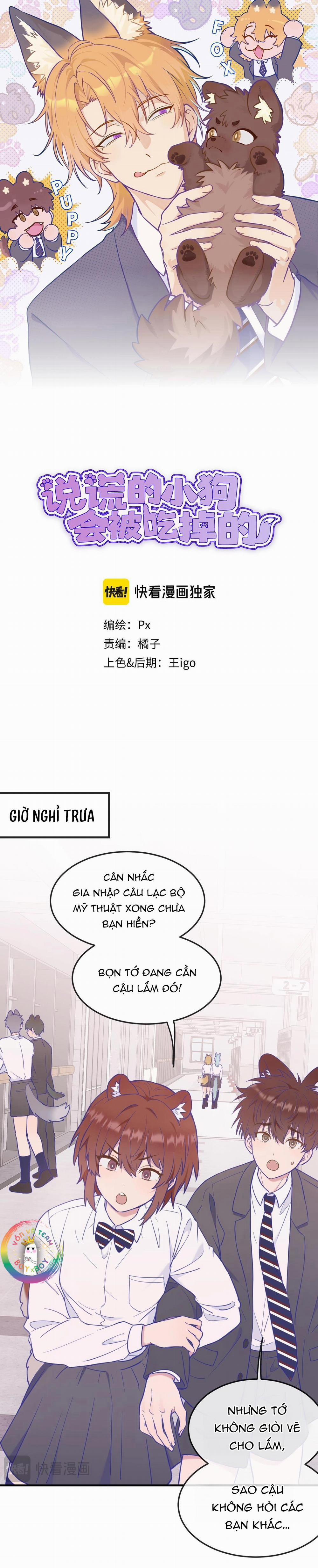 Cún Con Nói Dối Sẽ Bị Ăn Thịt 7 trang 1
