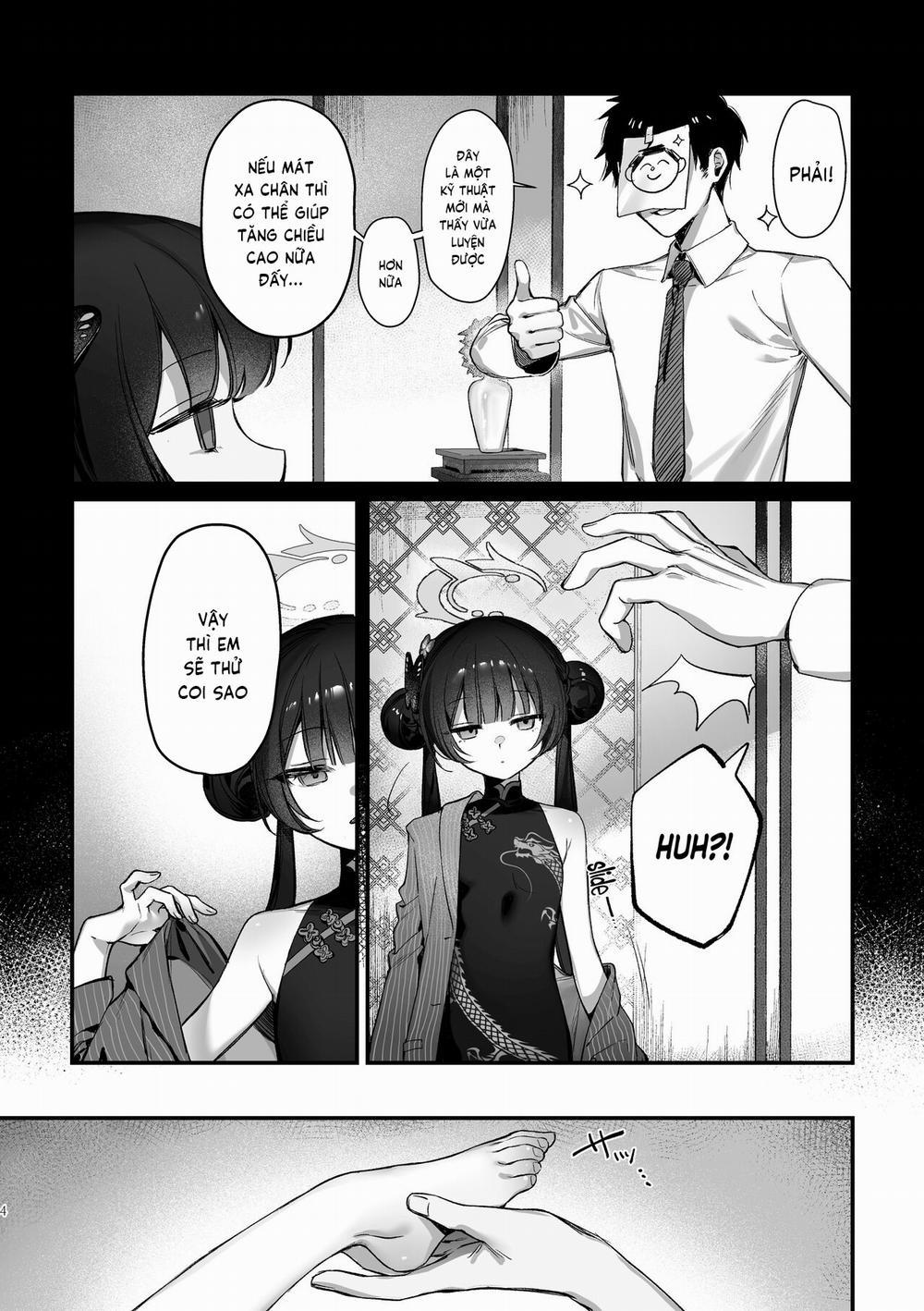 Cùng mát xa cơ thể nào! Chủ tịch Kisaki! 1 0 Không che trang 2