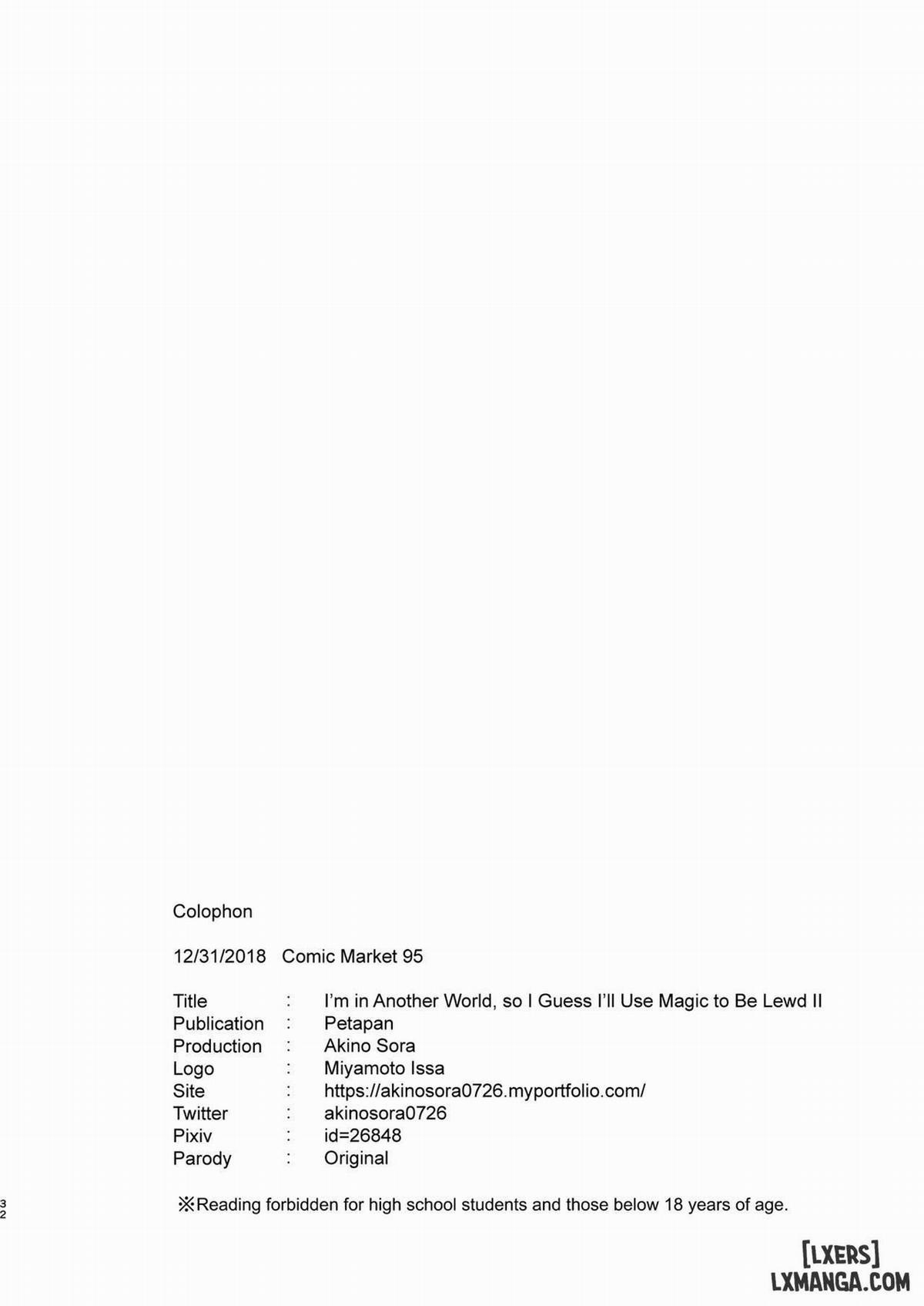 Đã đến thế giới khác thì tôi nghĩ mình cũng nên dùng ma thuật để làm mấy trò biến thái chứ nhỉ 2 trang 30
