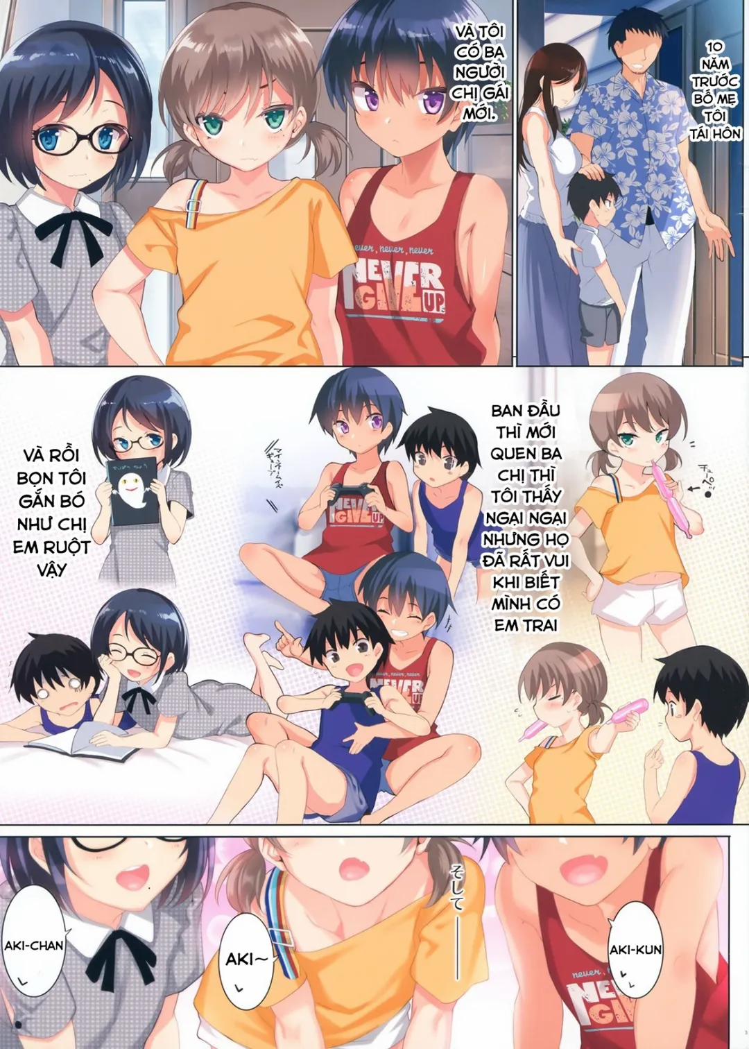 Dàn harem ba chị em Oneshot trang 4