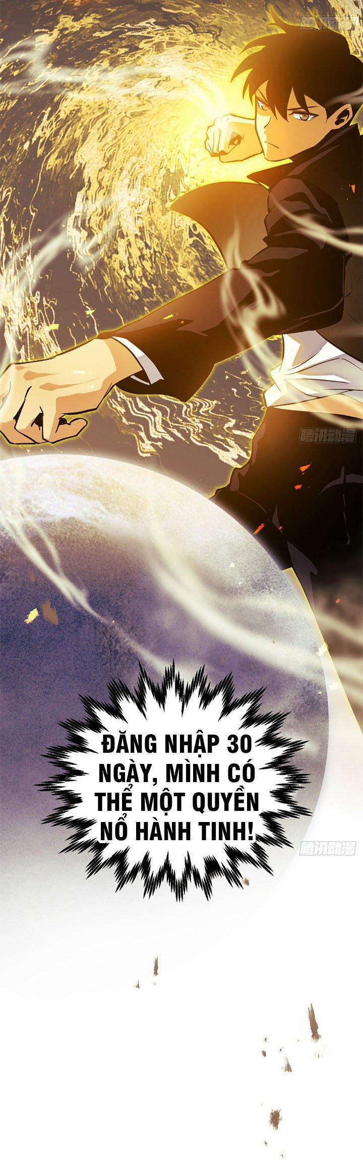 Đăng Nhập 30 Ngày, Một Quyền Đánh Nổ Hành Tinh 1 trang 4