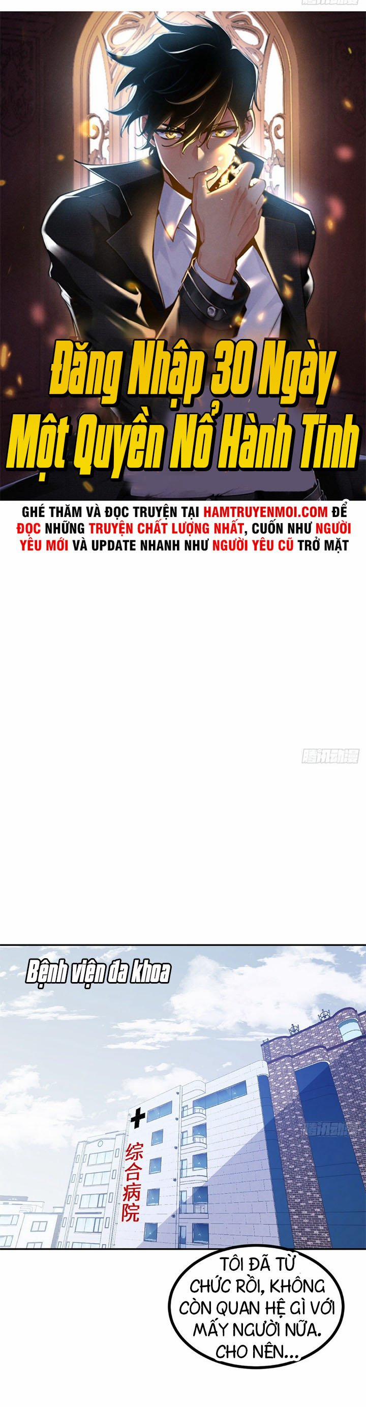 Đăng Nhập 30 Ngày, Một Quyền Đánh Nổ Hành Tinh 1 trang 5